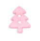 Mobile Preview: Kids button as a Christmas tree in pink 17 mm 0,67 inch